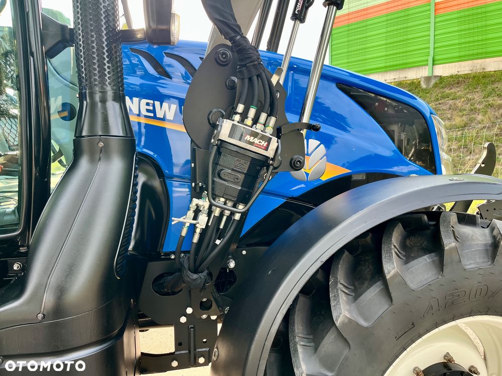 New Holland T6.125s 2019r. //STAN PERFEKCYJNY//ładowacz czołowy MX 412 łyżko krokodyl tur tuz nie t7.165 - 4