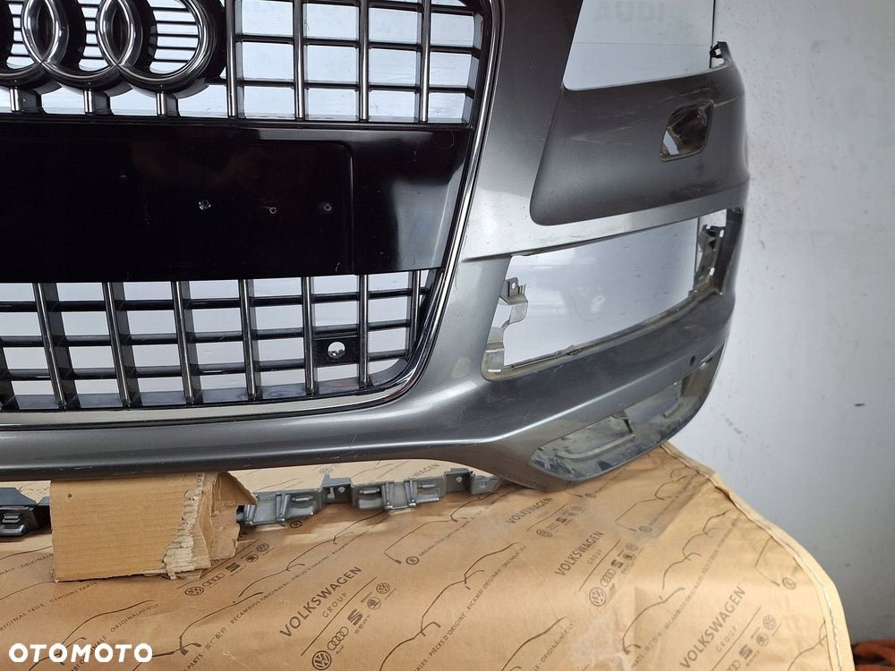 ZDERZAK AUDI Q7 4L LIFT 2009-2014 ORYGINAŁ OE PO LIFTINGU 4L0 S-LINE GRILL - 5