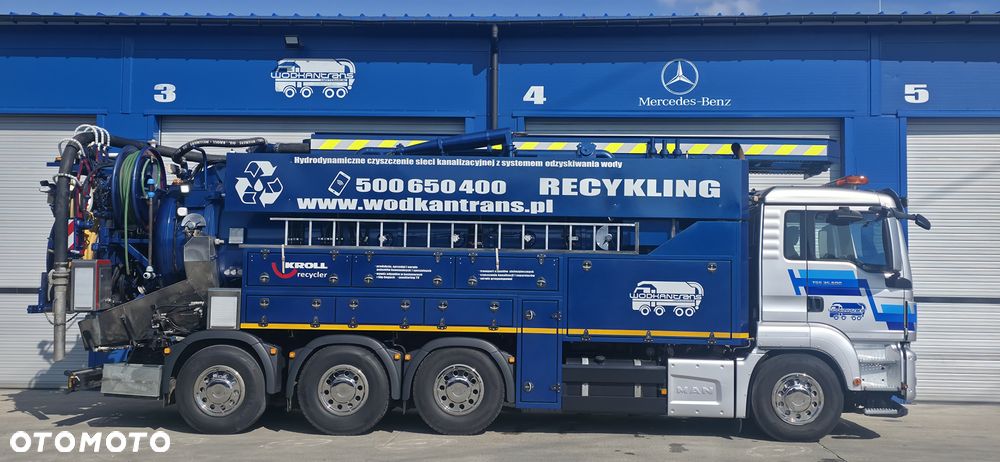 MAN TGS 35.500 KROLL Recycler CVS 3100 URACA P4-45 540ll/175bar - 3