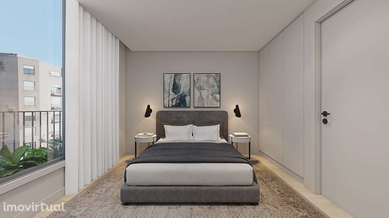 T1 Novo c/ Lugar de Garagem e Arrumos em Mafamude, Vila Nova de Gaia - Grande imagem: 5/7