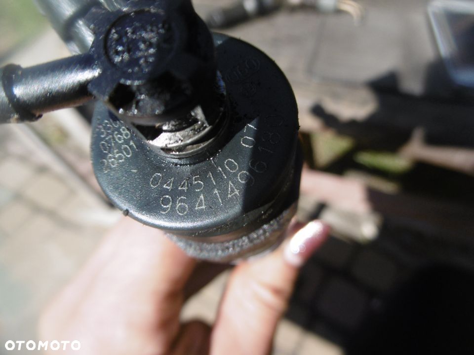 wtrysk wtryskiwacz PEUGEOT CITROEN 1,4 1,6 HDI 0445110075 9641496180 - 2