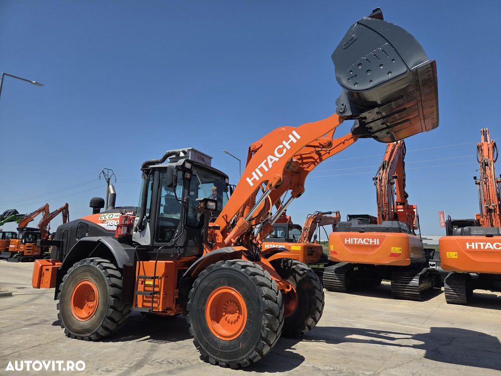 Hitachi ZW180-6, 2019, 6.049h, FULL OPTION, Gresare automataz, Cupa NOUA 3mc, anvelope L5 90% bune, Cantar, Joystick, inst hidr suplimentara, Masa operationala 17t, motor 129kW, basculeaza la 4m,Camera spate,Posibilitate leasing 3 ani-PROMOTIE -96900 EUR+Tva - 9