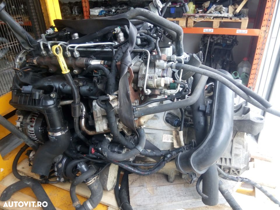 Motor 2.2 hdi 4HV 4HU QVFA euro 4 147 mii km pompa inalta cutie viteze turbo electromotor alternator - 5