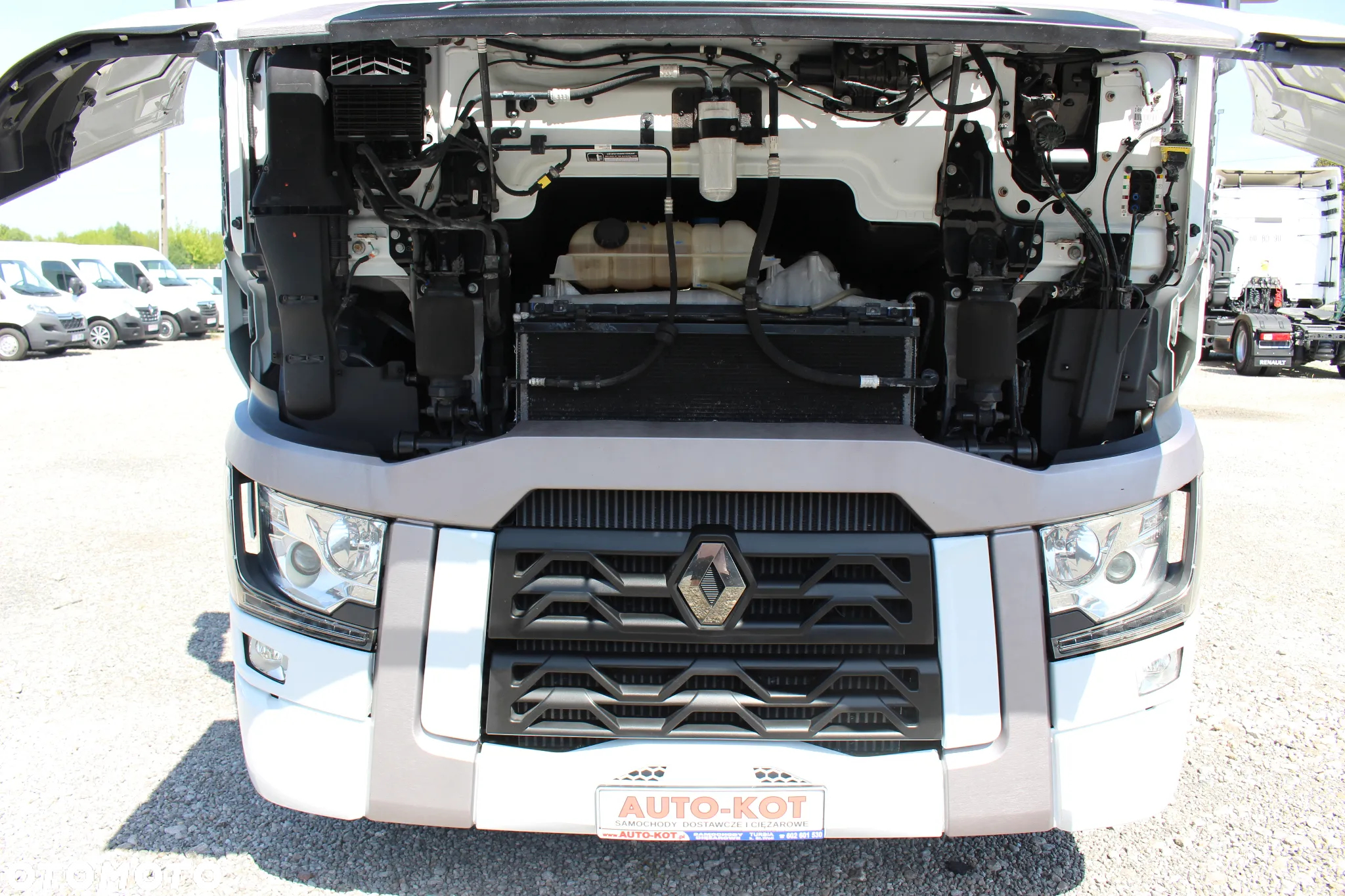 Renault T520 *13L* / KLIMA POSTOJOWA / HIGH CAB / 2 ZBIORNIKI /PEŁNY SPOILER /ACC / BL.MOSTU / Euro 6 /**SERWIS FR**/ STAN IDEALNY / - 23