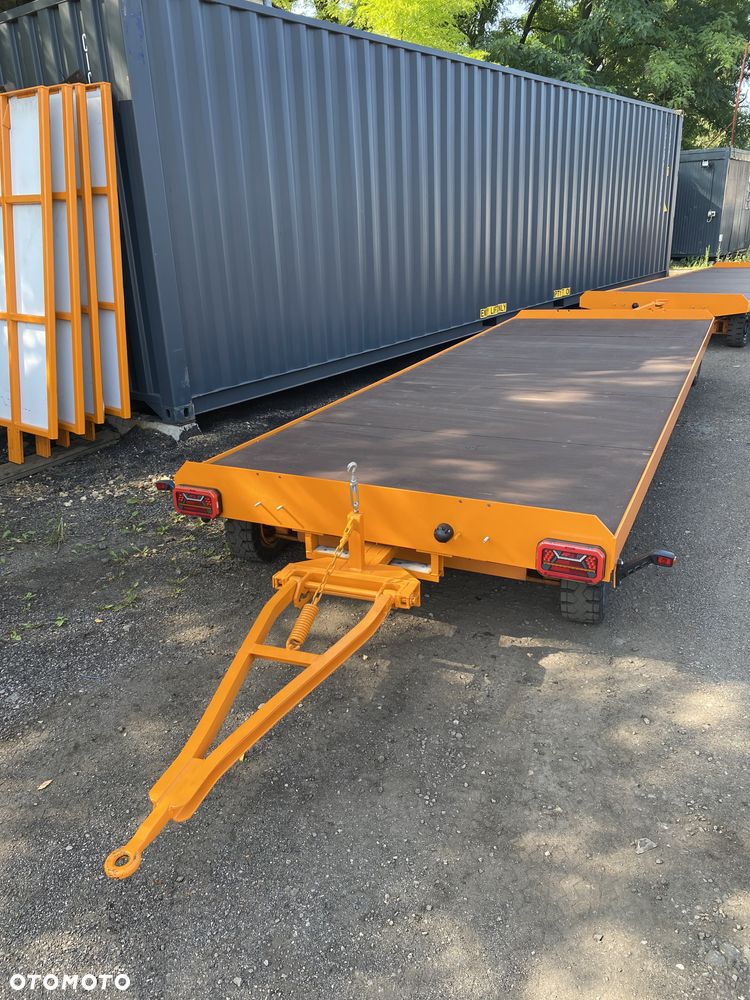Ackermann Kampmann + Aretz KAMPA niemiecka przyczepa przemysłowa 6 ton  190x550cm dach + plandeka firanka, jak NOWA pociąg transportowy - 20