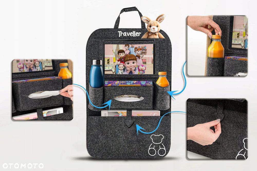 fotelik samochodowy 2w1 podstawka 15-36kg duży 100-150cm i-size +organ - 15