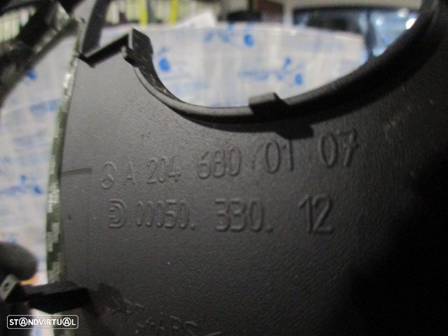 Grelha Friso A2046800107 81563018 MERCEDES C S204 W204 FASE 2  2012 200CDI 136CV 5P PRETO MEIO GRE CONSOLA CENTRAL - 3