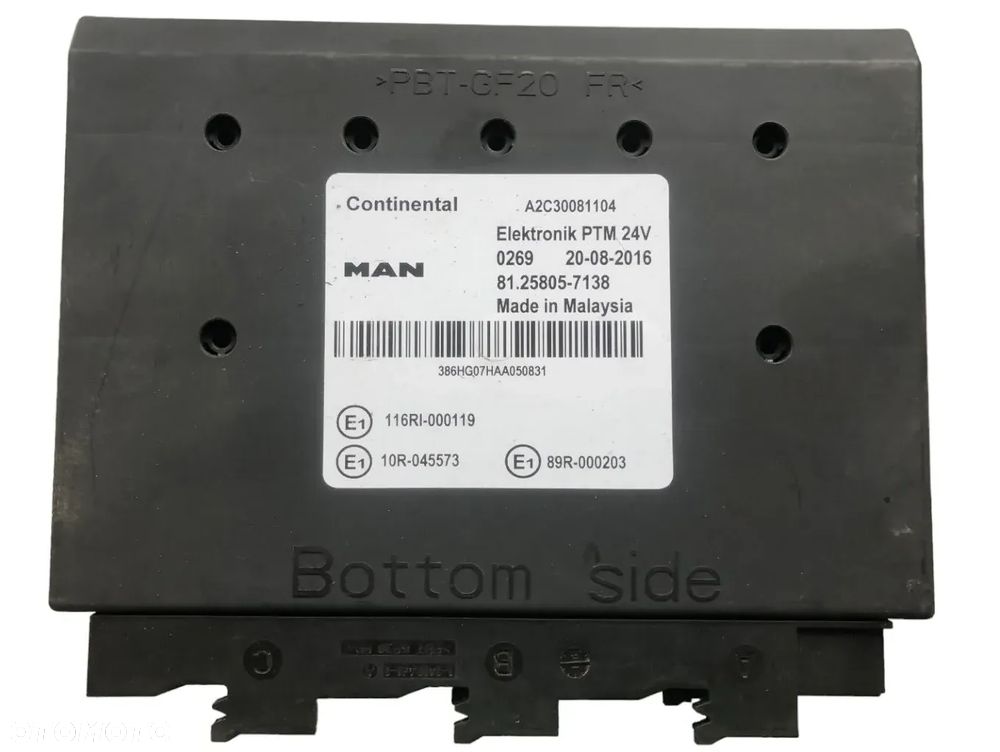 STEROWNIK KOMPUTER MODUŁ PTM MAN TGX TGS 81258057138 A2C30081104 - 1