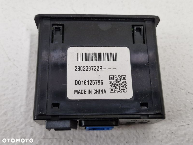 RENAULT KADJAR MEGANE IV 4 GNIAZDO USB AUX 280239732R - 4