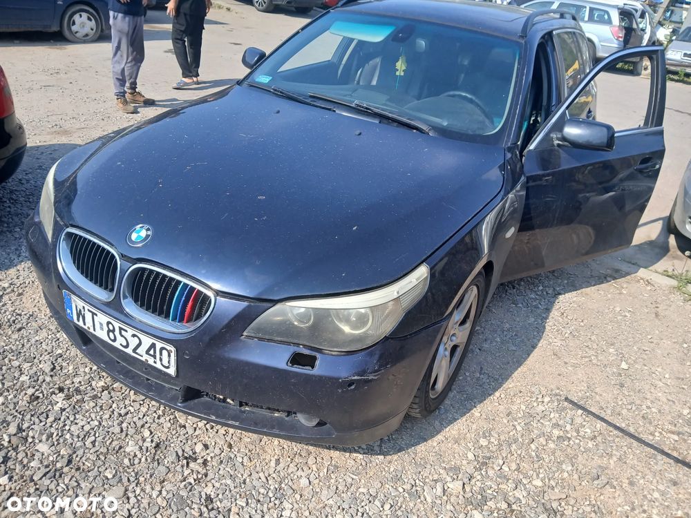 bmw e61 e60 520d silnik 2.0D m47d20 skrzynia 6hp26 sanki belka przód tył wahacz zacisk - 1