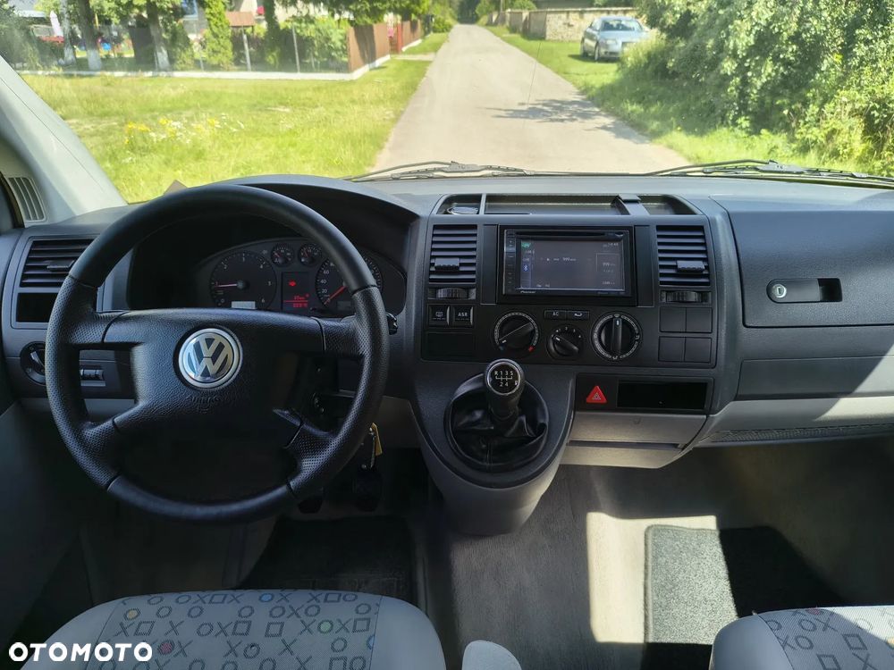 Volkswagen TRANSPORTER T5 Klima Elektryka Tempomat Duże Radio Brygadówka Dubel Kabina Klapa Rury - 17