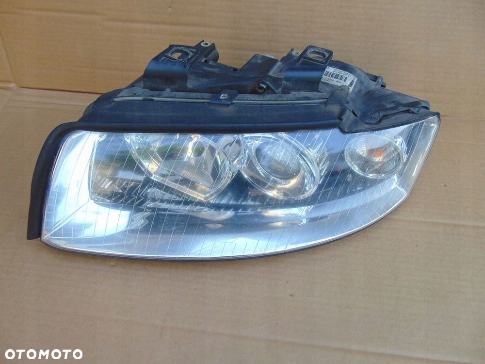 komplet lampy przód prawa lewa audi a4 b6 xenon ładne - 5