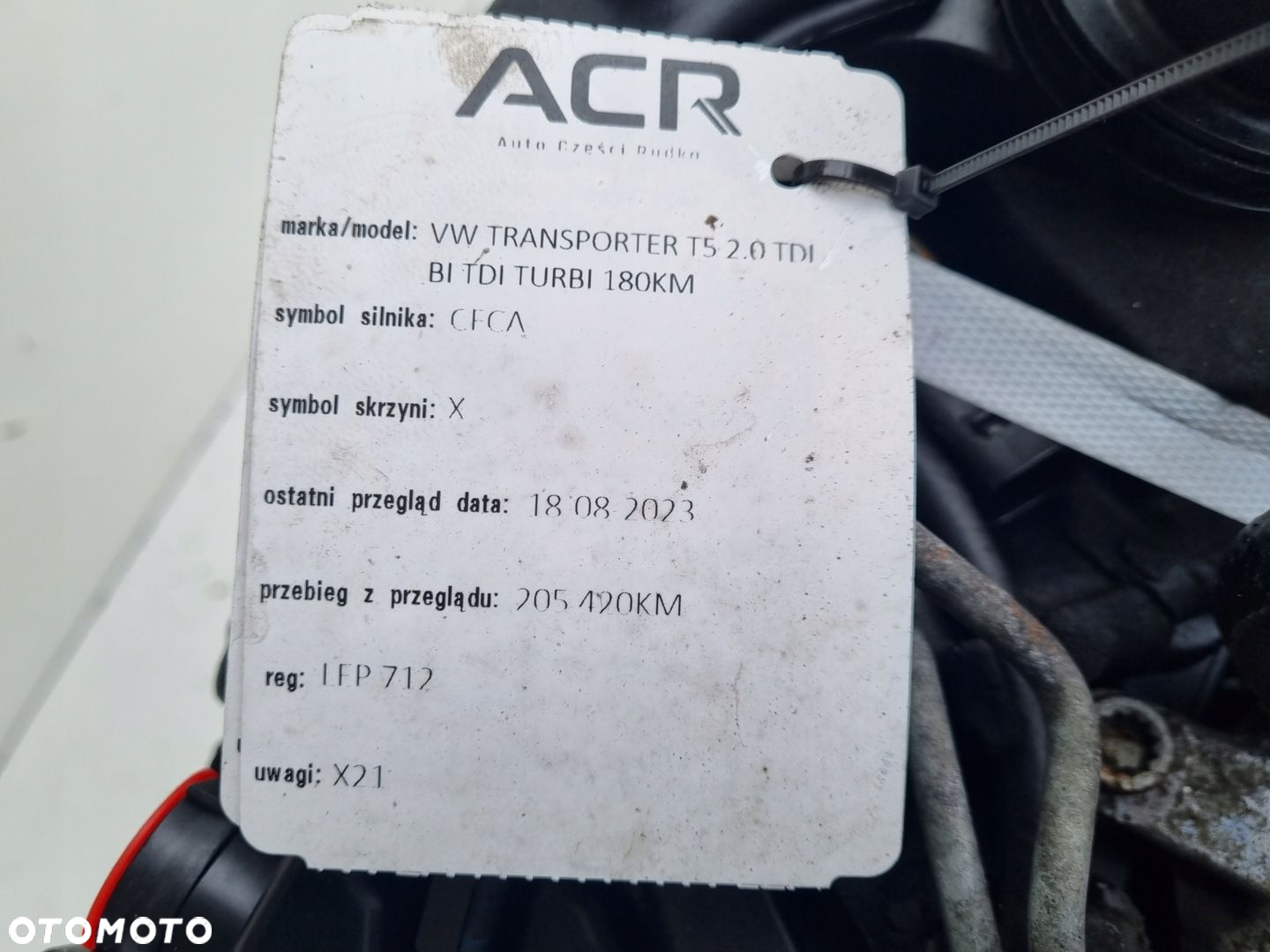 SILNIK VW Transporter T6 2.0 TDI BITURBO BITDI 180KM 205tyś CFC CFCA - 10