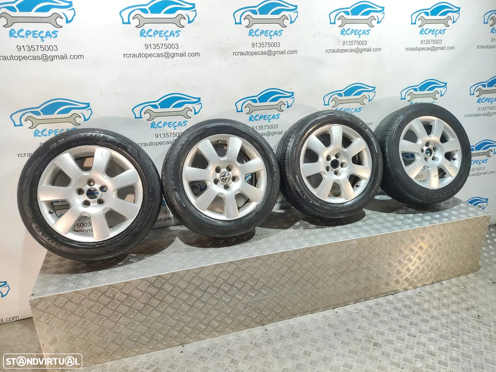 - Jantes 16 Borbet Originais VW Volkswagen New Beetle 6,5J ET42 5x100 - 12