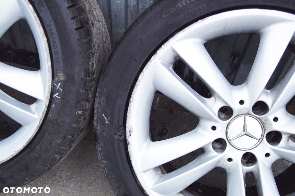 Felgi aluminiowe alufelgi komplet Mercedes CLK W209 7.5x17 ET36 A2094014102 - 11