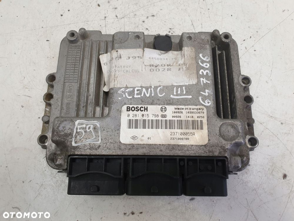 Renault Scenic III 1.9 DCI STEROWNIK SILNIKA - 1