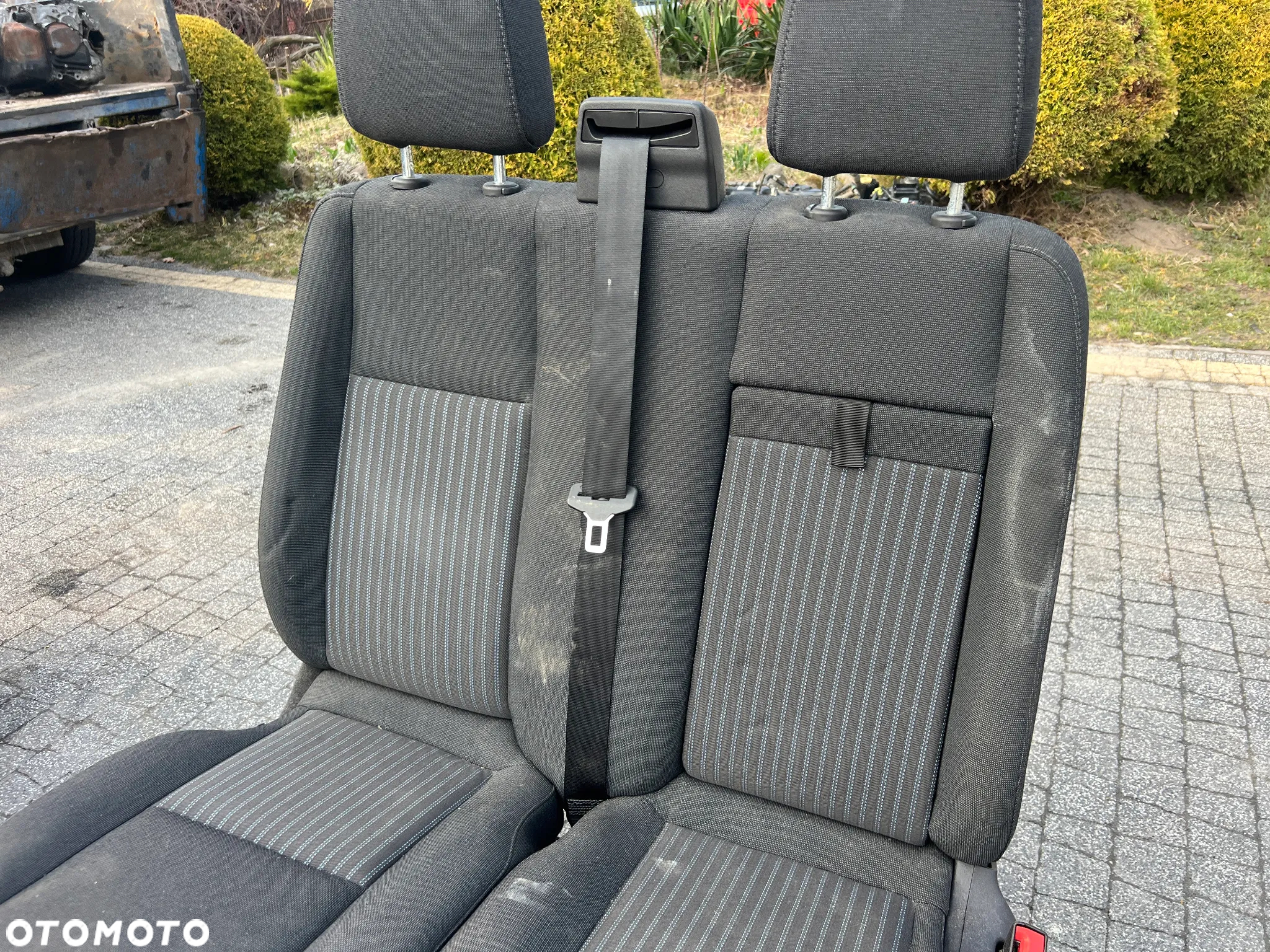 KANAPA FOTEL FOTELE ŁAWKA DWÓJKA FORD TRANSIT MK8 PODGRZEWANE - 3