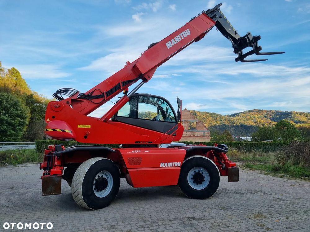 Manitou MRT2150 PRIVILEGE Ładowarka teleskopowa ROTO 21m udzwig 5ton jak Nowa z Norwegii 5900mtg  2013rok  Obrót pełny Zero luzów wycieków zadbana z Fermy Norweskiej - 3