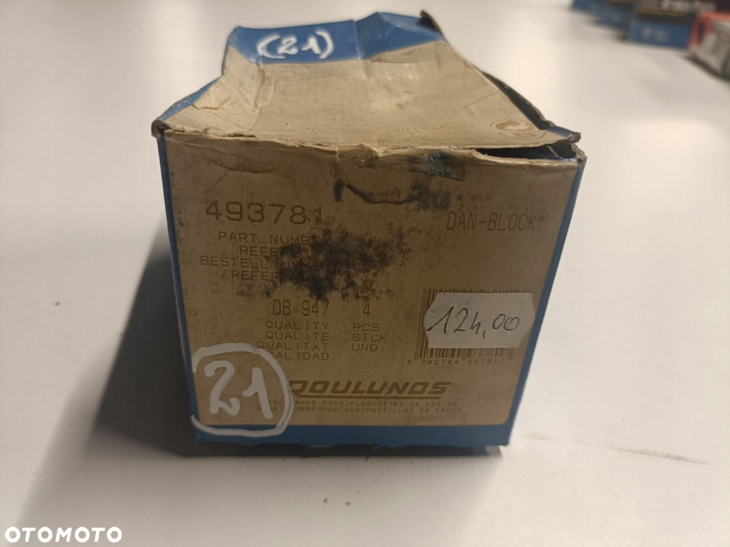 Mercedes W202 PRZEDNIE KLOCKI HAMULCOWE przód 493781 - 2