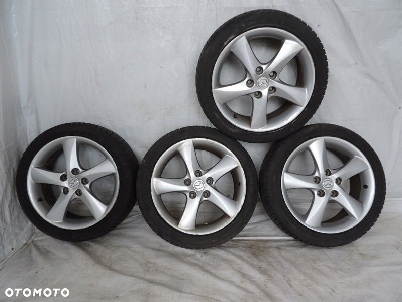 ALUFELGI FELGI Mazda 17 5x114,3 ET55 OPONY - 1