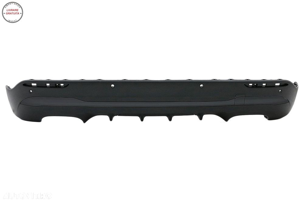 Difuzor Bara Spate cu Ornamente Evacuare Crom Mercedes GLA SUV H247 Sport Line (20- livrare gratuita - 5