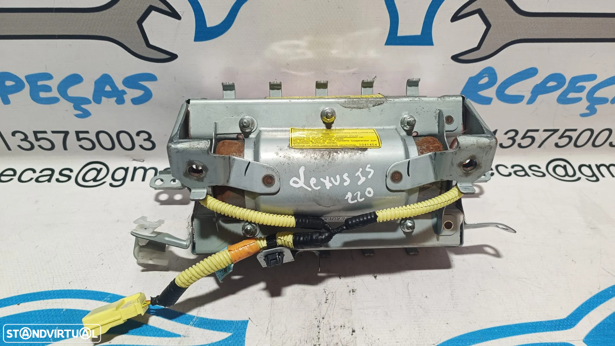 AIRBAG PASSAGEIRO PENDURA LEXUS IS II 2 MK2 E2 IS220 IS 220 1037437 49T08Z19LK10 270109P - 7