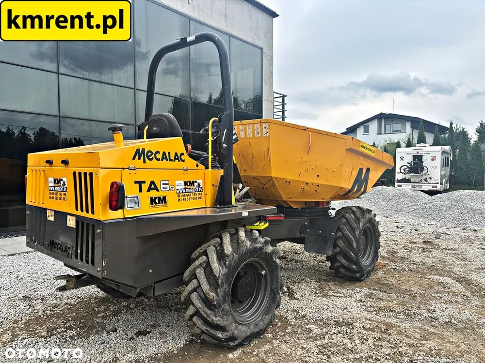 Mecalac TA6S WOZIDŁO 2019R | Wacker Neuson DV60, DW60, Thwaites 6 Tonne, MACH 2060, JCB 6T-1, 6T-2, Ausa D601 AHG, D600 APG, Hydrema 912, Terex TA6, TA6S, Benford PT6000, SXR6000, Bergmann C805S, 2060 R Plus, Volvo A25 - 24