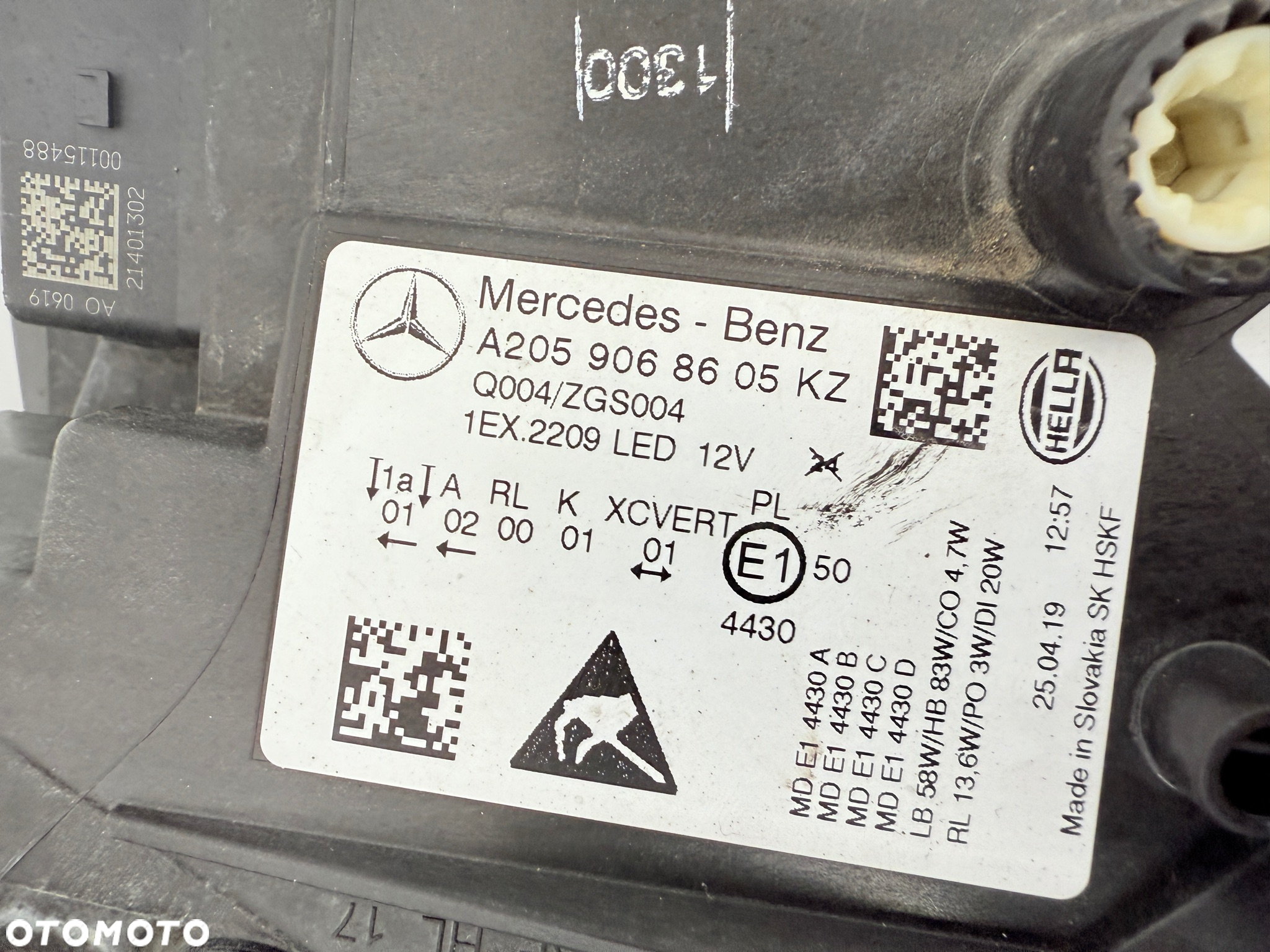 Lampa przednia Mercedes C klasa A205 W205 LIFT MULTIBEAM - 4
