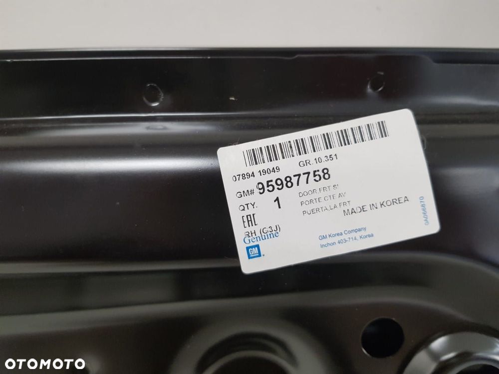 NOWE PRAWE PRZEDNIE DRZWI PRAWA PRZOD CHEVROLET CRUZE 09-16 95987758 - 7