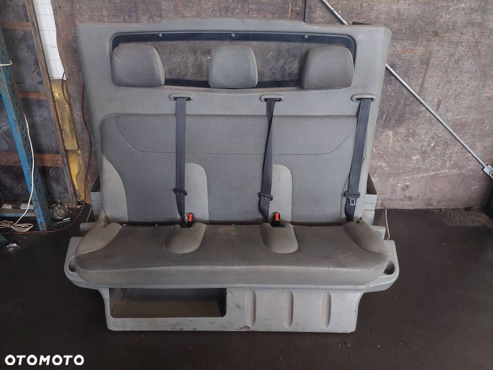 FOTEL PASAŻERA DWÓJKA + FOTELE KANAPA ŁAWKA ZABUDOWA RENAULT TRAFIC II - 8
