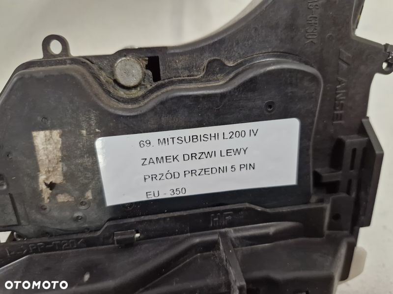 mitsubishi l200 iv 4 zamek drzwi lewy przód przedni 5 pin eu europa - 4
