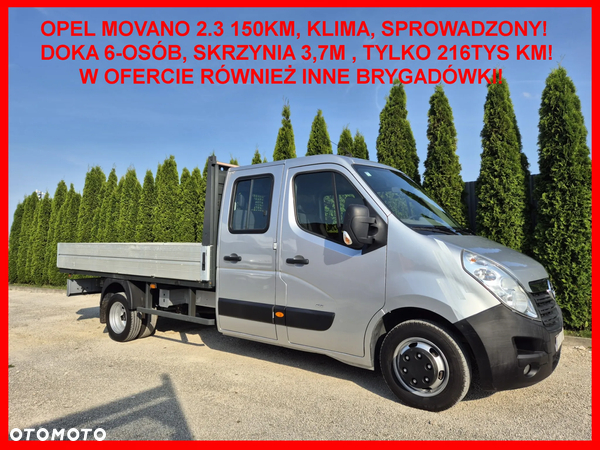Opel Movano 2.3 150KM Dubel Kabina