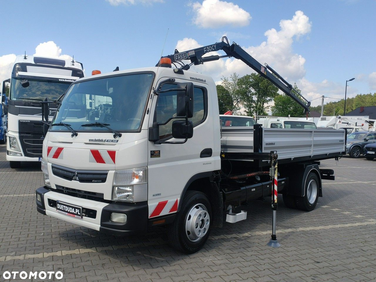 Mitsubishi Canter Fuso 9C18 3.0/180KM Automat, HDS FASSI F30 Wywrotka 3-str - 11