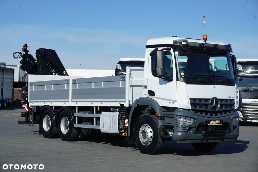 Mercedes-Benz AROCS / 2643 / 6 X 4 / SKRZYNIOWY + HDS / HIAB 228 E – 4 / WYS. 13 M - 36