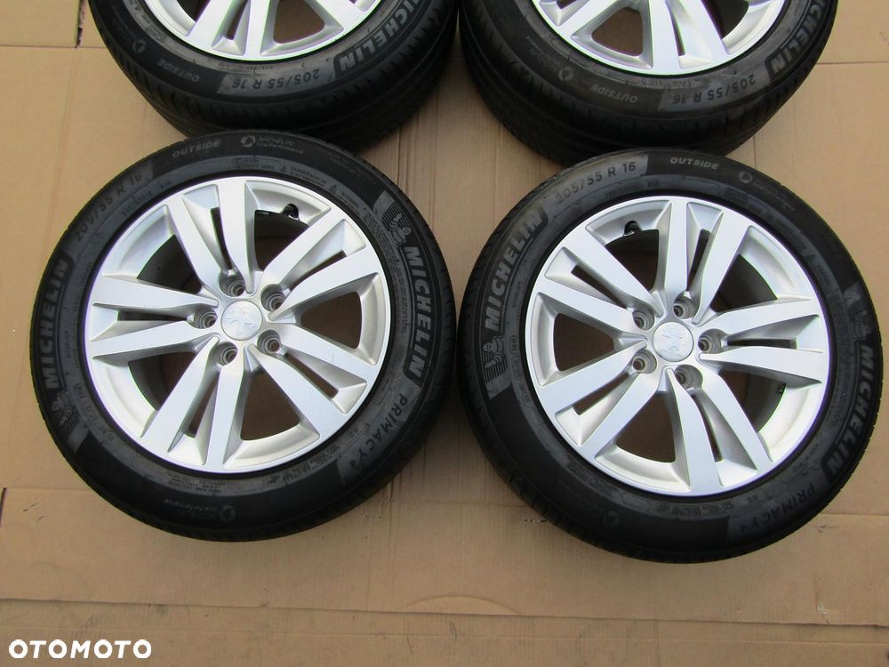 4x Felgi Koła 16 Peugeot 308 II 508 407 Rifter Expert III Partner III Citroen Jumpy Berlingo III Toyota Proace 7 j 5x108 ET44 + Opony 205/55 16 Michelin - 6