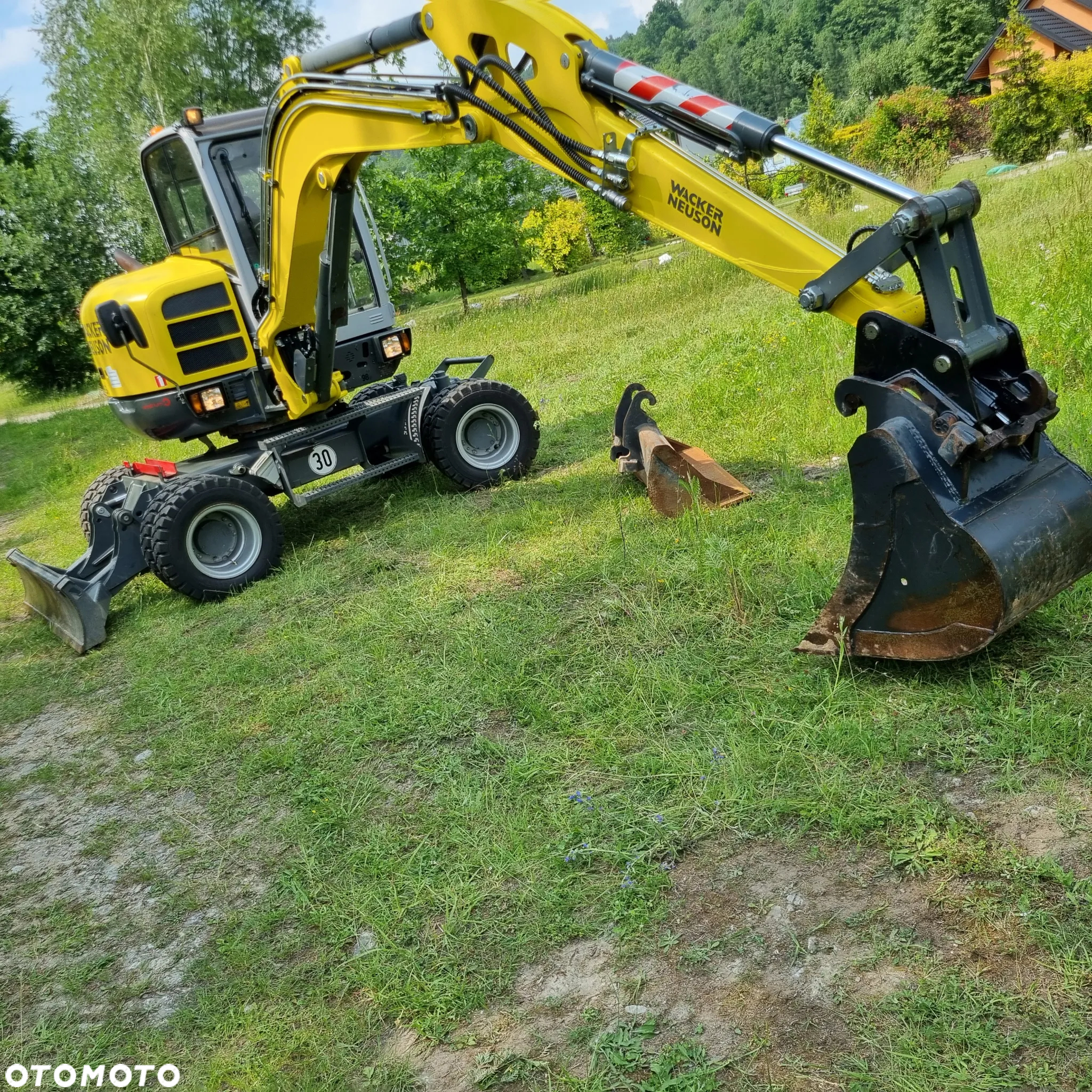 Wacker Neuson 6503-2 wersja7 Koparka kołowa 6,5t Nowe opony tylko 640h jak z Salonu 2015r import Norwegi! - 18