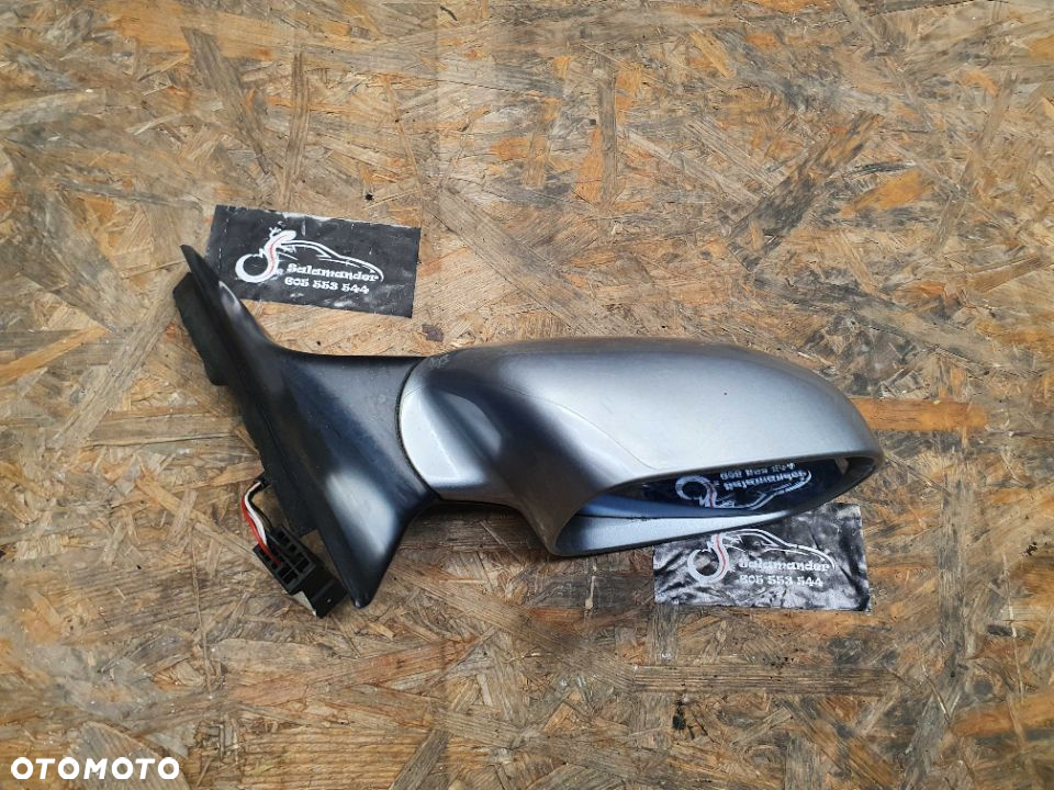 Lusterko 4B1858532 Zewnetrzne Srebrne Prawe LY7M Europa Audi A6 C5 5 pin - 2