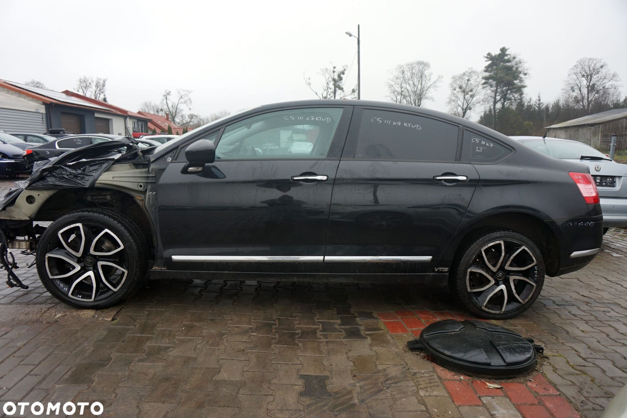 CITROEN C5 III X7 SEDAN 2008 KTVD 2.2 HDI DW12BTED4 170KM 20MB21 CZARNY na części - 2