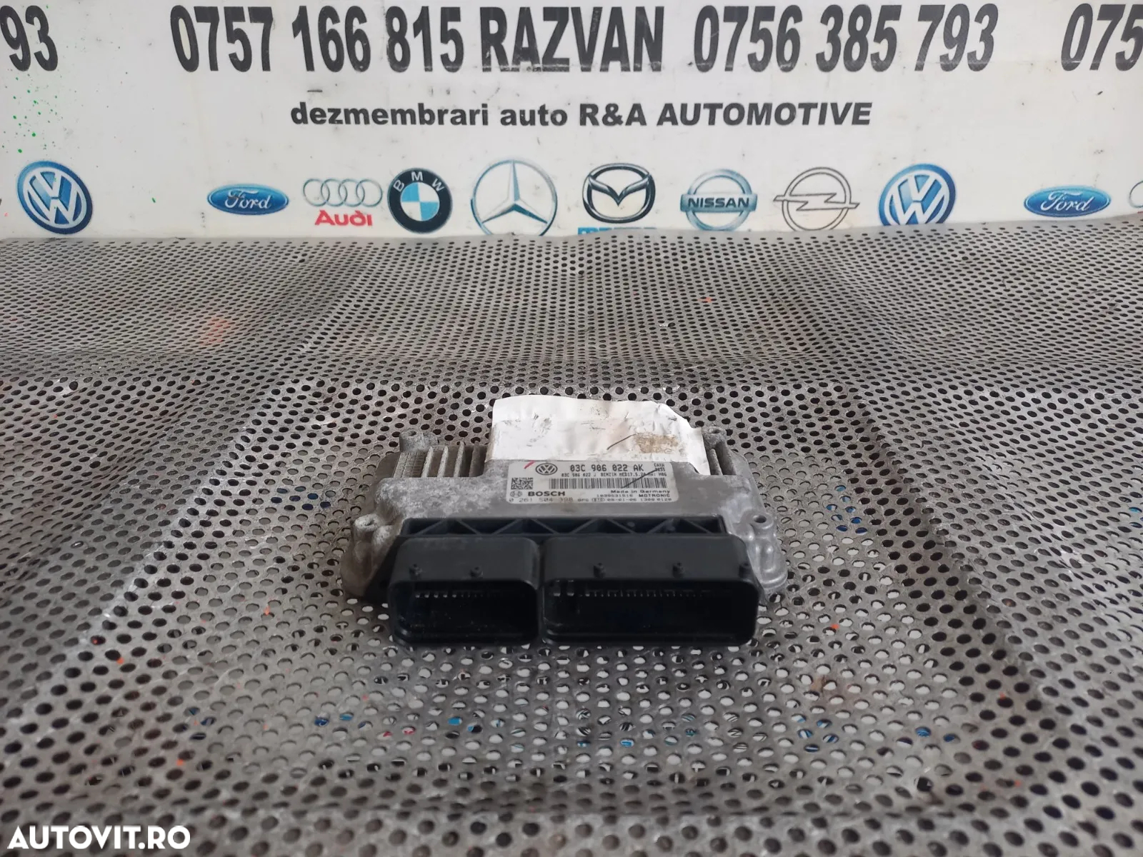 Calculator Motor ECU Vw Seat Skoda 1.4 Tsi Motor CAX Cod 03C906022AK Golf Jetta Touran Tiguan Caddy Etc. - 3