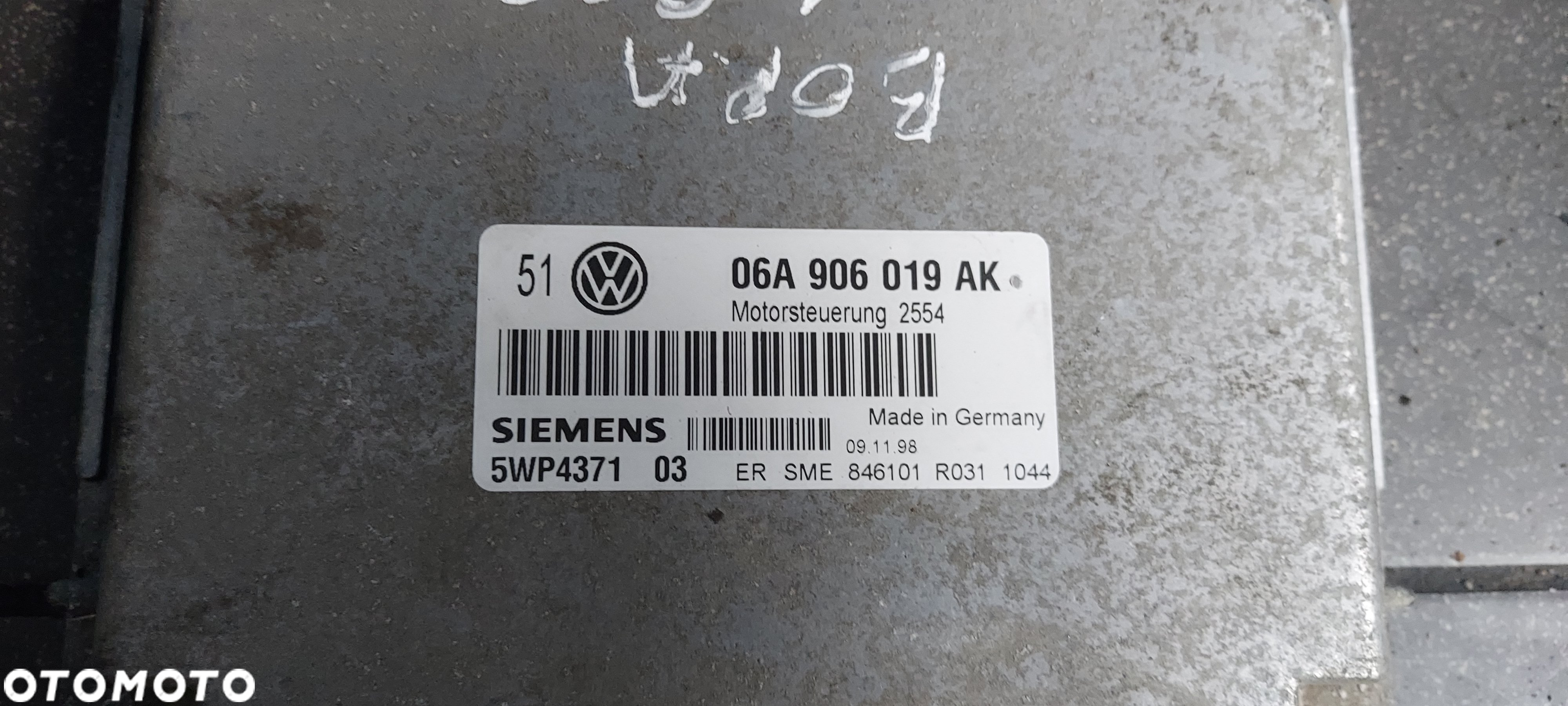 Komputer sterownik silnika VW Bora 1.6 06A906019AK - 3