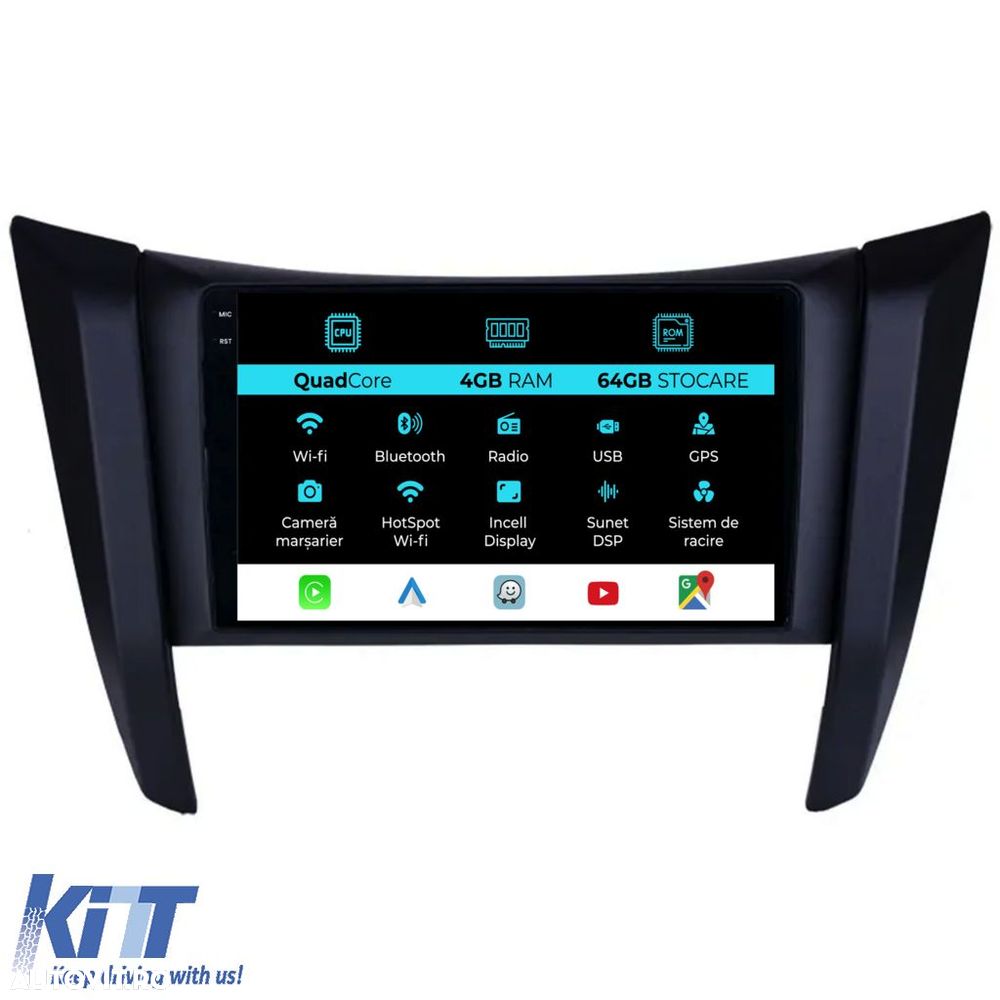 Navigatie Dedicata Nissan Navara (2015-2022),QuadCore, 9Inch, 4Gb Ram, - 1