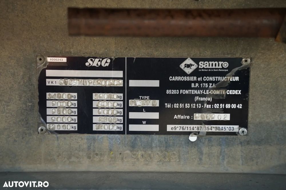 Samro CONTAINER / ELEVATOR DHOLLANDIA 2000 KG / PODEA REZISTENTĂ / - 29