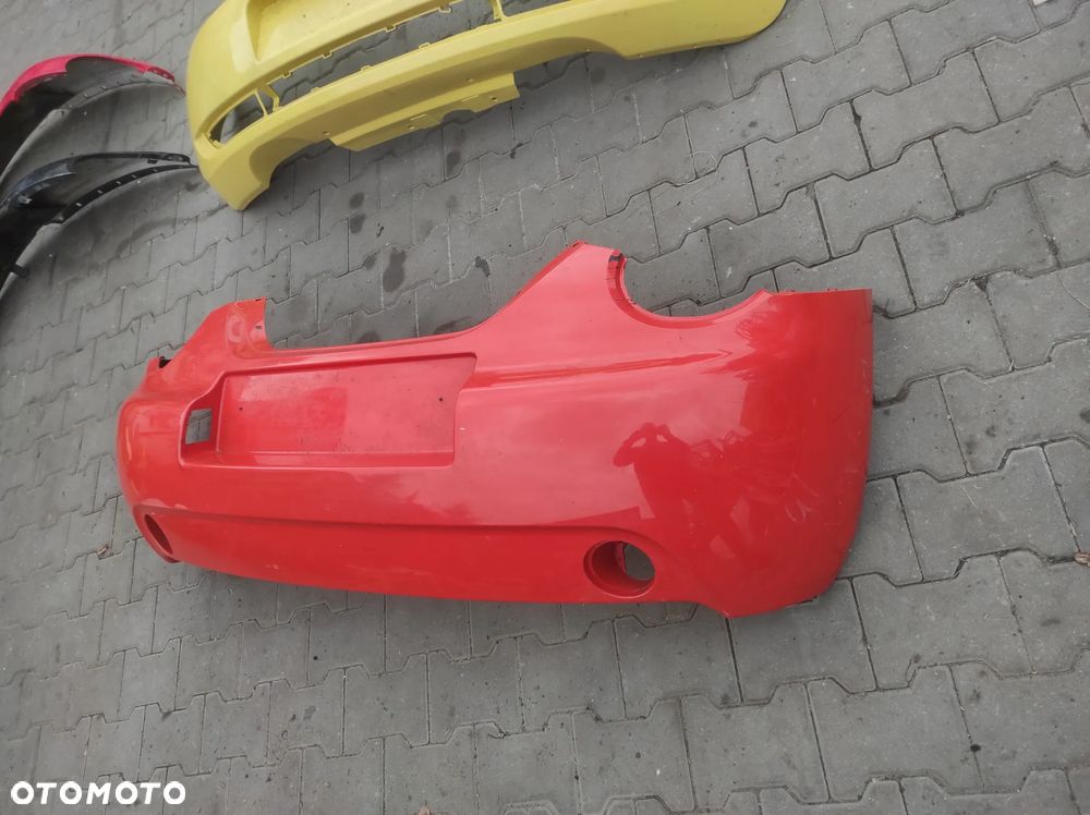 VW NEW BEETLE 1C0 ZDERZAK TYLNY TYŁ CZERWONY WYSYŁKA !!!! - 2