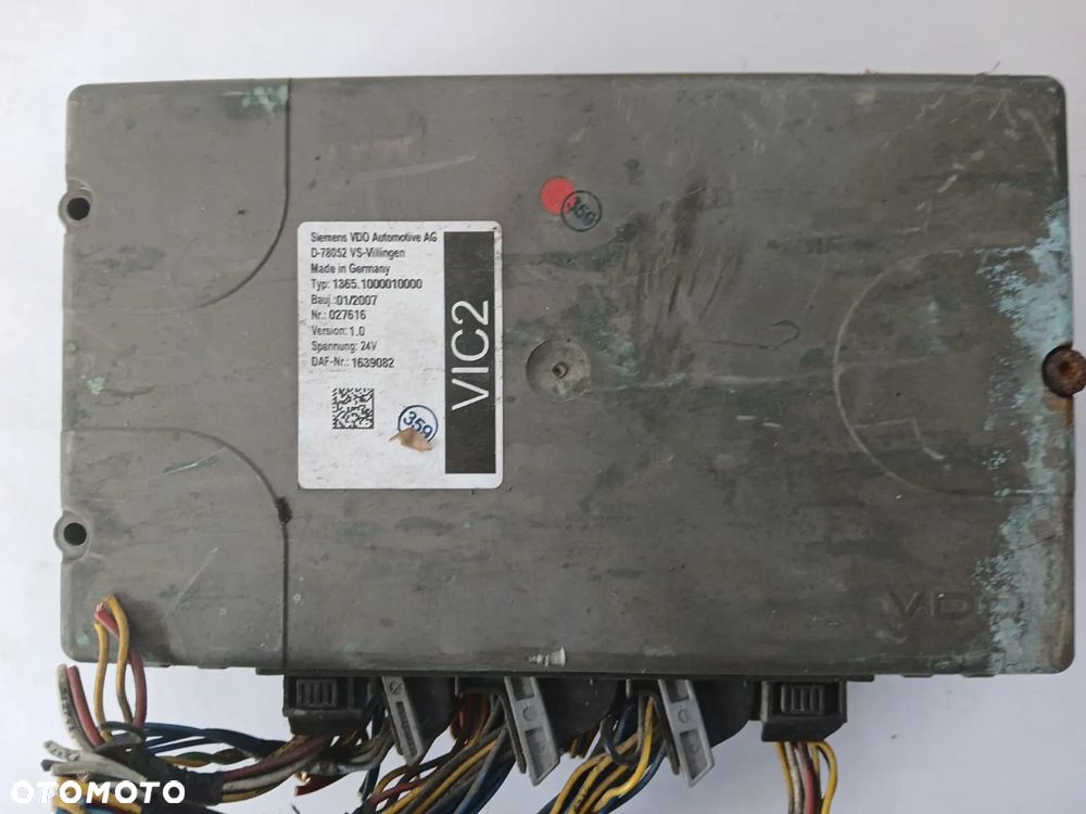 STEROWNIK MODUŁ VIC 2 VERSION 1.1 1.0 DAF XF 105 , 85 CF EURO5 1639082 - 2