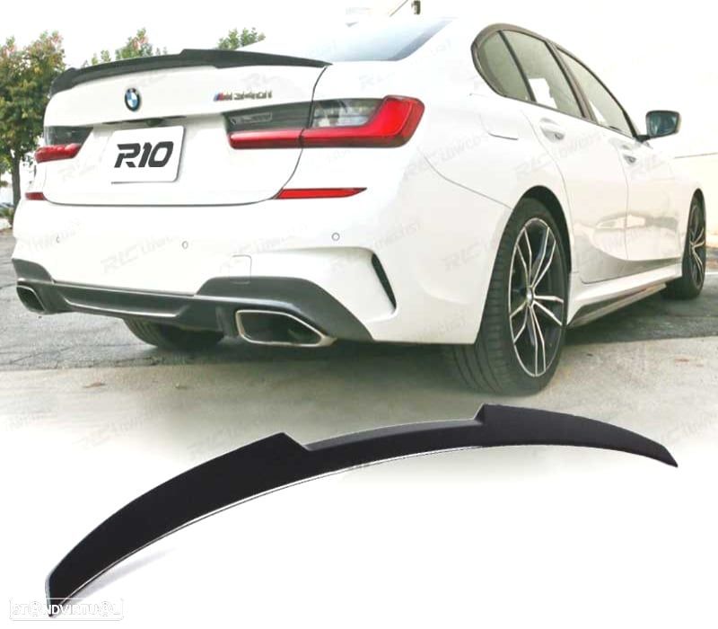 SPOILER AILERON BMW G20 LOOK M4 PRETO BRILHANTE - 1