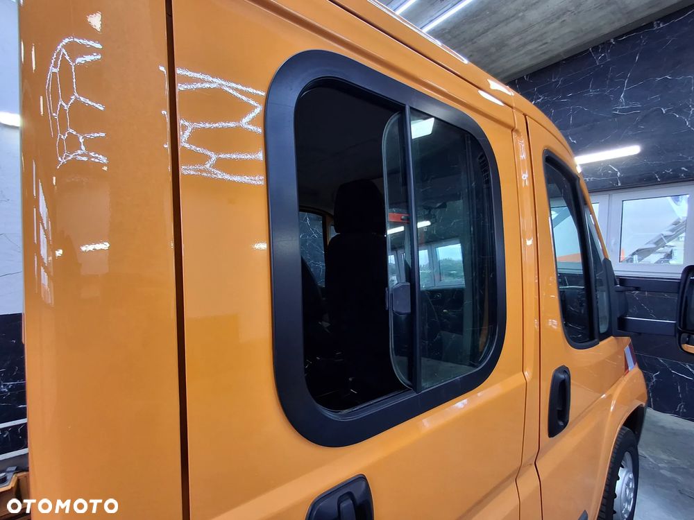 Fiat Ducato LIFT 2015r Automatyczna Skrzynia Biegów Brygadówka Doka Dubel Kabina Światła LED Hak Służba Autostradowa Służba Drogowa - 25