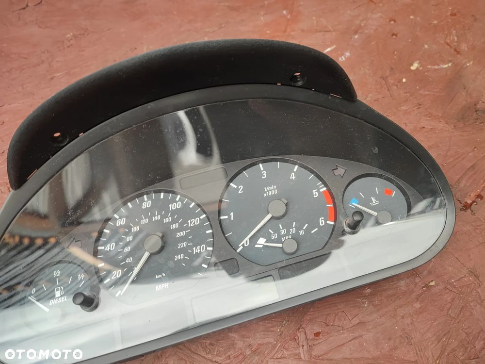 BMW E46 COUPE / CABRIO ORYGINALNY LICZNIK Z WERSJI ANGLIK MANUAL Z WERSJI DIESEL R4 O NR. 6 940 898  OEM SPRAWNY W 100% - 15
