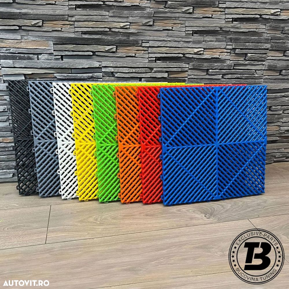 Pardoseala Modulara Plina pentru Garaj si Service - 12