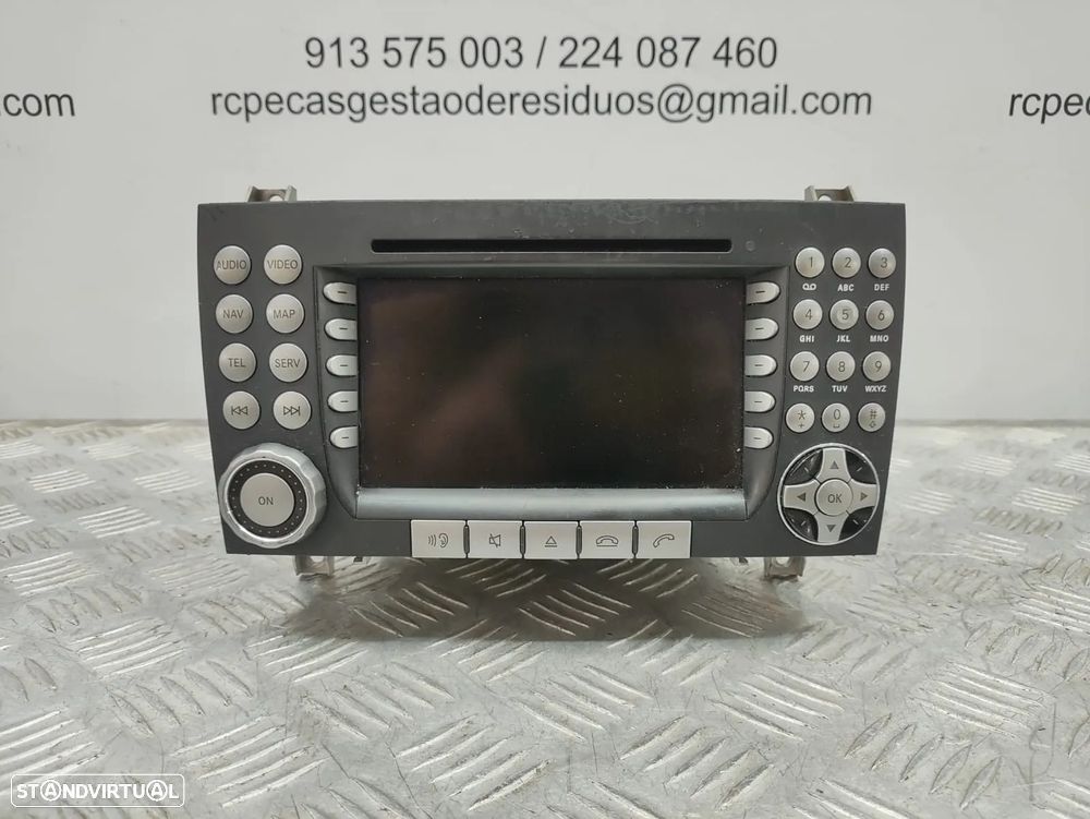 Auto Radio Ecrã GPS Mercedes Benz SLK R171 2004 a 2010 - 1