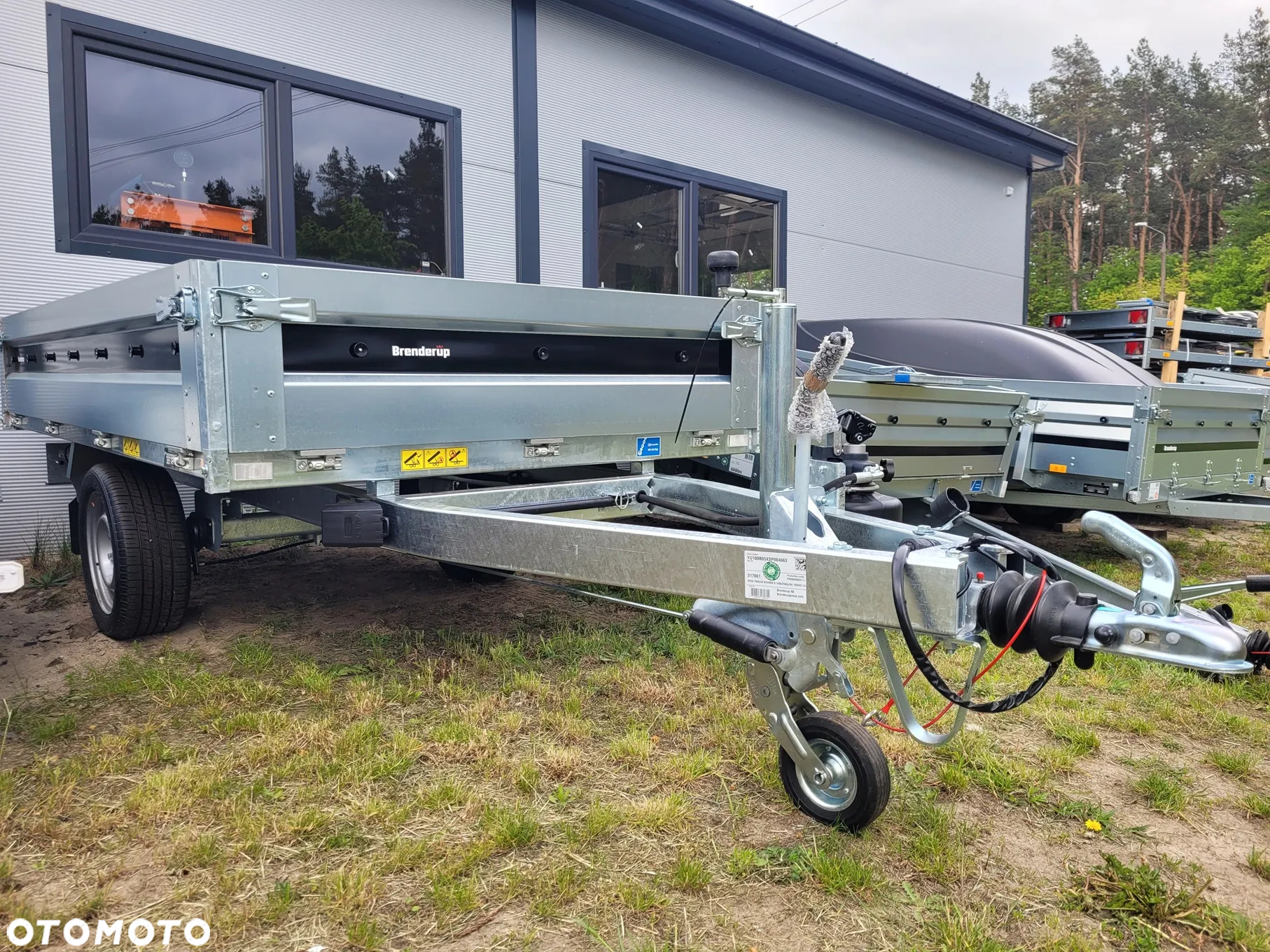 Brenderup Przyczepa wywrotka 4260TB 1800kg 285X143cm kipper w tył - 4